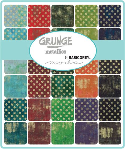 moda grunge metallic fabric|moda grunge fabric color chart.